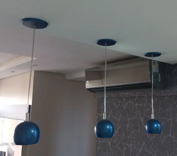 Conjunto 3 luminárias pendentes