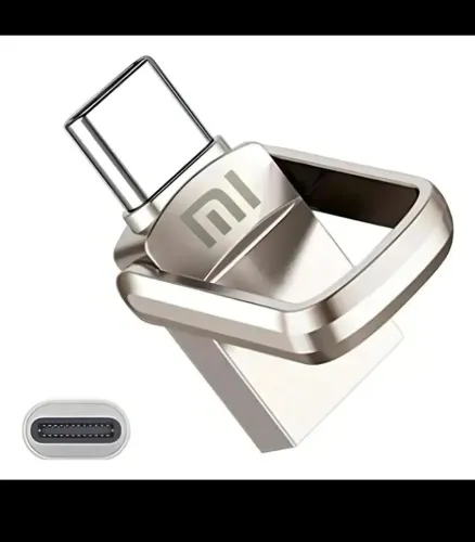 Ssd Pen Drive Xiaomi 2tb Entrada Usb 3.0 Tipo C Super Rápido Cor Prateado Pendrive