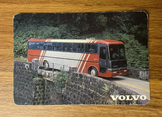 Calendário de Bolso Volvo B10M 1987