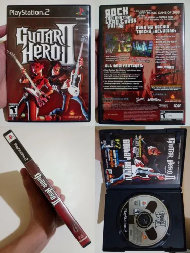 Jogos ps2 original - Guitar Hero 2 - FAÇO OLX PAY !