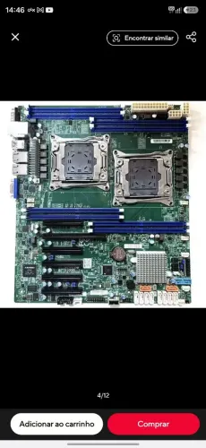 Placa mãe supermicro