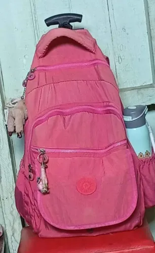 Bolsa de rodinha rosa, aceito por 105 R$