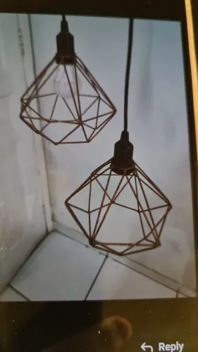 Lustre Pendente Duplo Aramado