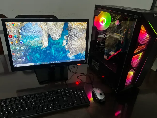Computador completo gabinete gamer