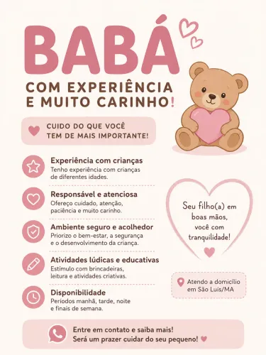 BABÁ A DOMICÍLIO