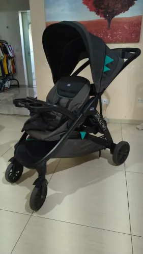 Carrinho de bebê passeio Duplo Chicco