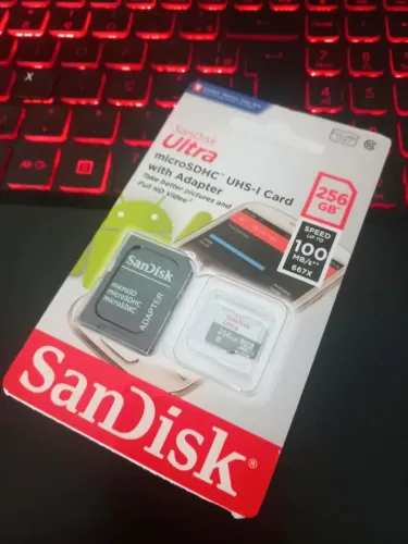 Cartão de Memoria - 256GB - SanDisk Ultra