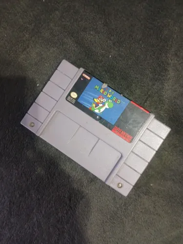 SUPER MARIO WORLD ORIGINAL SNES 