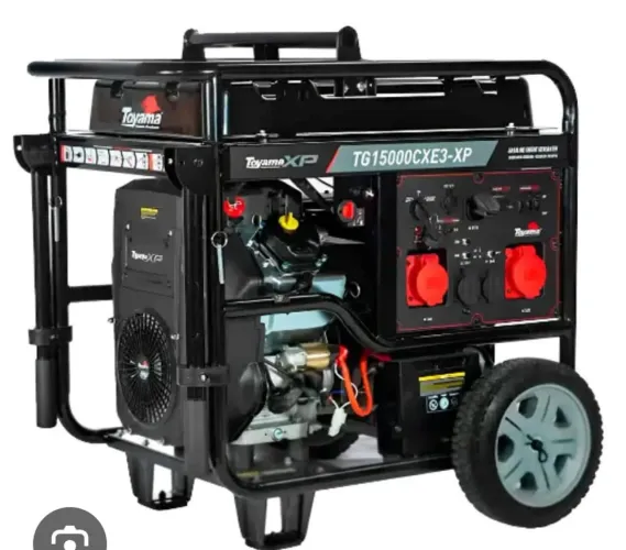 gerador de energia toyama tg15000cxe3 xp 17kva gasolina 380v trifásico