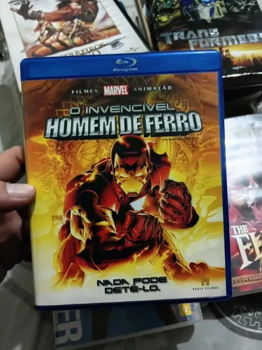Bluray o invencivel homen de ferro (desenho)