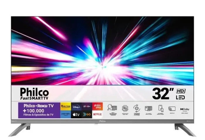 Televisão 32 polegadas, Philco Roku