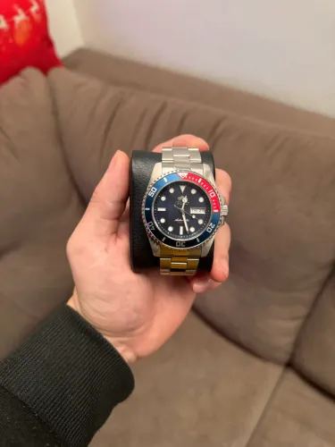 Relógio Orient Submariner Pepsi F49ss026nh Em Ótimo Estado!