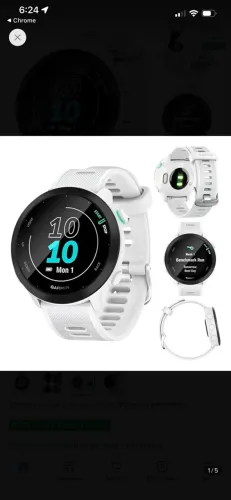 Relógio Garmin 55 forerunner