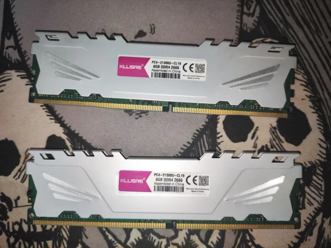 Memória ram ddr4 2x8 GB 2666Mhz