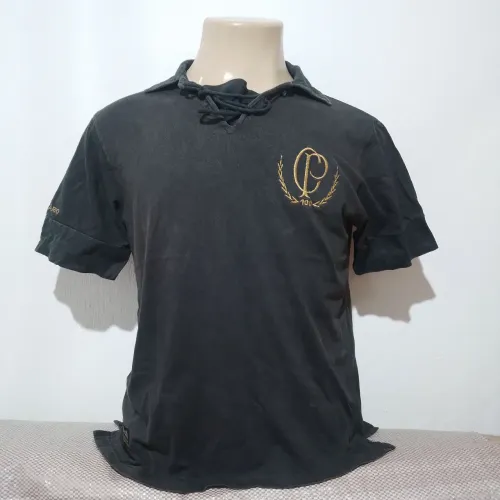 Camisa retrô comemorativa Corinthians 100 anos. 