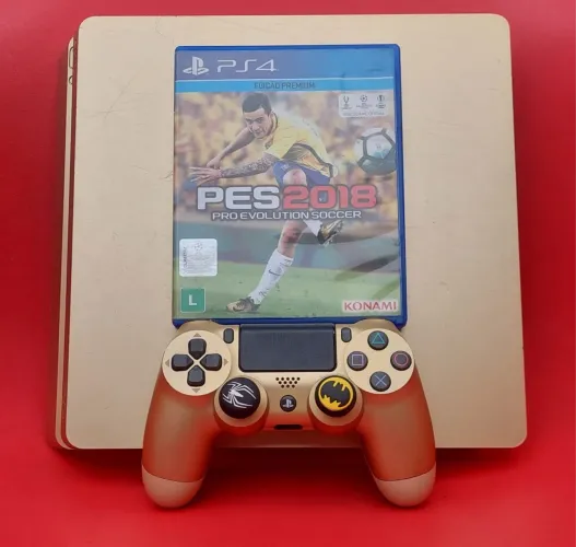 Ps4 slim dourado 1tb