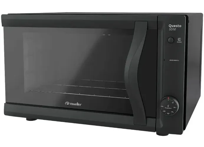 Forno Elétrico Mueller Preto 44L com Grill - Questo Stile.