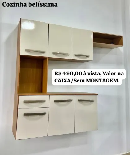 Cozinha aérea belíssima 6pts preço na CAIXA/ sem montagem
