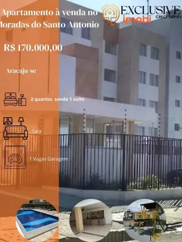 Apartamento à venda no Moradas do Santo Antônio, SANTO ANTÔNIO, Aracaju, SE