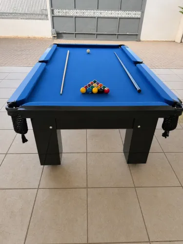 Mesa de sinuca conjugada com ping pong