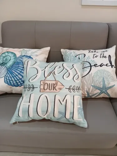 Conjunto com 3 Almofadas Decorativas - Tema Náutico