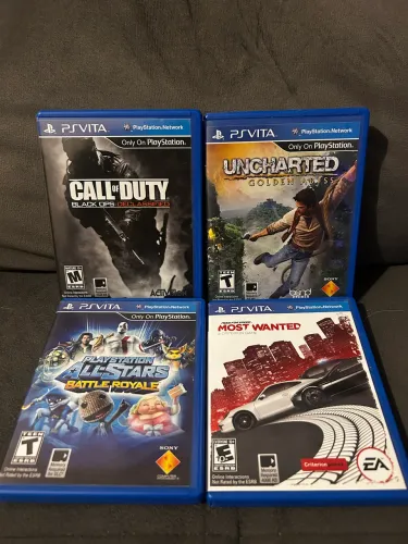 Jogos Psvita toda coleção (COD,Uncharted,Need for speed e PlayStation all Stars)