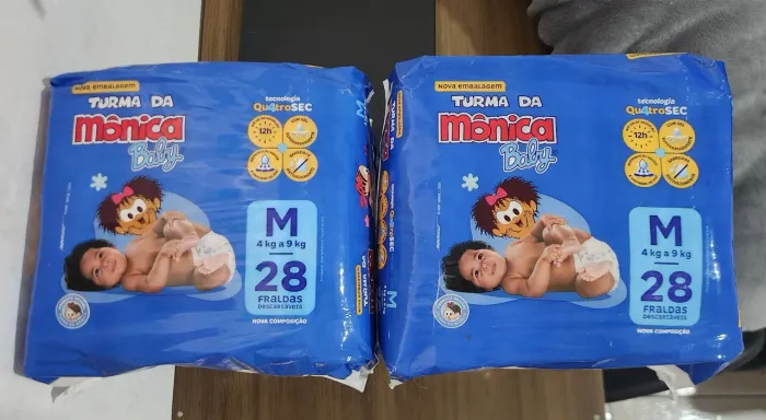 Fralda Turma da Mônica