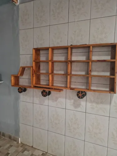 Painel madeira para carro coleção