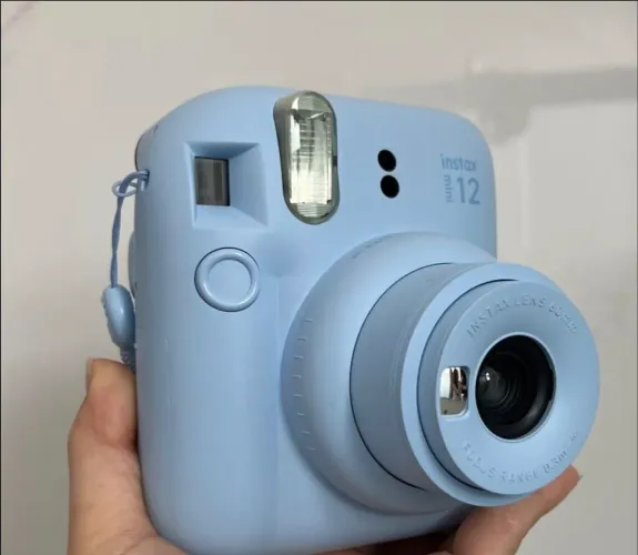 Camera polaroid azul