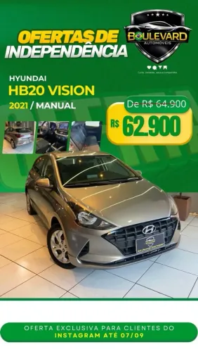 Hyundai HB20 Vision 1.0 Flex 12V MEC 2021