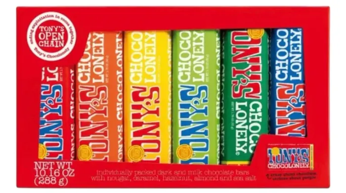 Kit Chocolate Belga Tony's Chocolonely Sabores Sortidos 288g