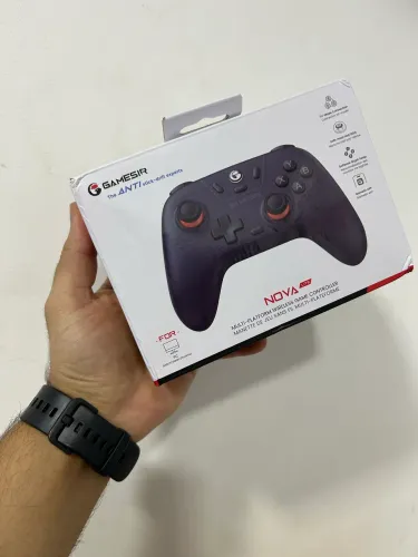 Controle Sem fio Gamesir T4 nova lite Space Purple análogo hall efect Lacrado.