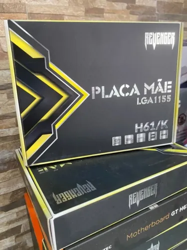 Placa Mae lga 1155 h61. novas com garantia!