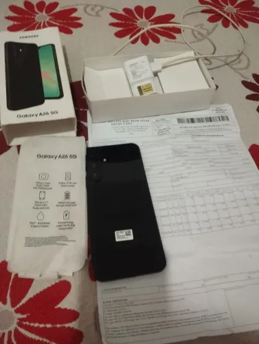 Celular a26 5G meu zap *52 3 mes de uso 1 dona todos assessórios  documentos  