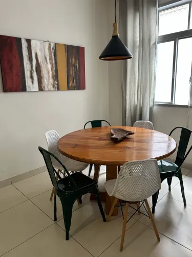 Mesa Madeira Maciça Redonda 130 cm
