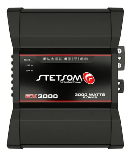 Modulo amplificador stetsom EX3000 Black Edition Novo 1 ano de garantia Lancamento