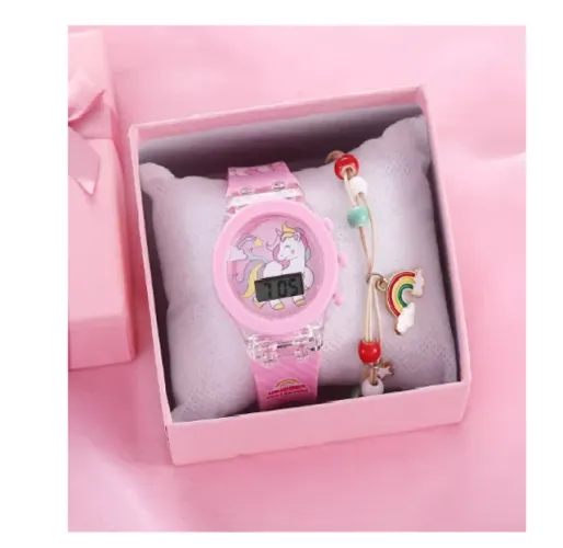 Relógio Infantil multi-função luminosa infantil, estudante esportivo, despertador