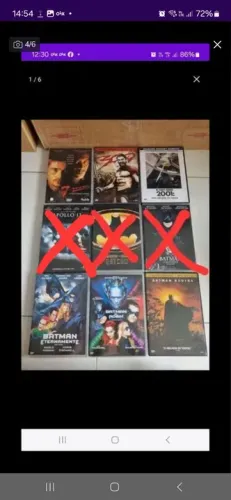 DVDs de Filmes (Preços na Descrição)