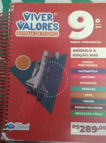 Livro Didático Viver Valores 9º ano - Módulo 4 -