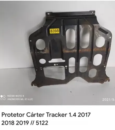 Protetor Carter Tracker 1.4 2017 2018 2019