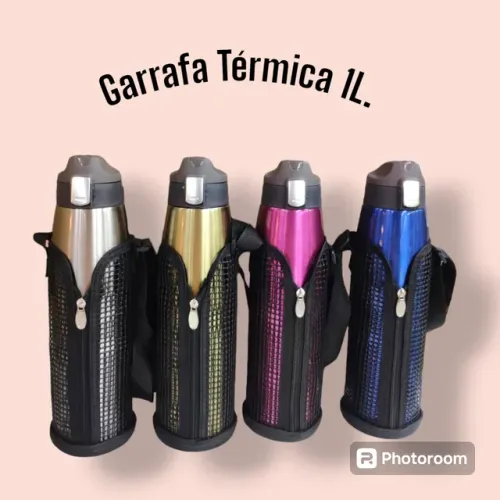 Garrafa Térmica 1L com redinha!