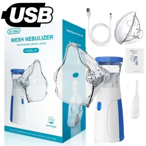 Mini nebulizador/inalador portátil silencioso.