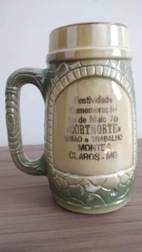 caneca de porcelana antiga 500ml
