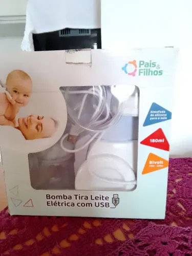 Bomba Tira Leite Elétrica com USB - Pais & Filhos