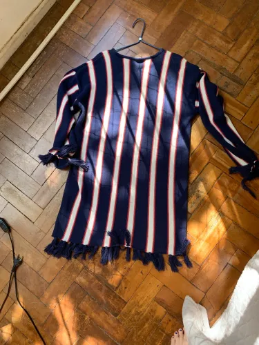 vestido listrado