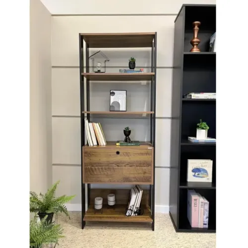 Estante Livros Prateleiras Preta - PROMOÇÃO PRONTA ENTREGA