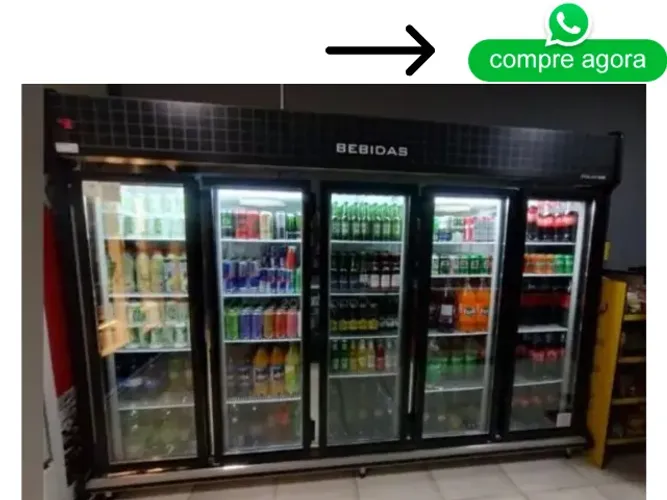 Refrigerador Expositor 5 Portas Polo Frio