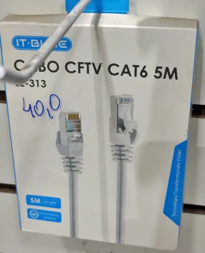 Cabo de Internet Cat 6 com 5m
