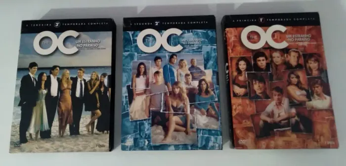 Box com DVDs The O.C. - Um estranho no paraíso - Temporadas completas 1, 2 e 3
