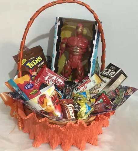 Cesta infantil para o dia das crianças